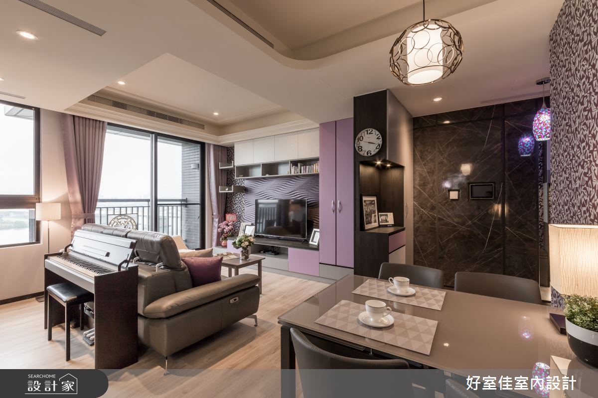 新成屋(5年以下)＿現代風餐廳案例圖片＿好室佳室內設計＿好室佳_戀戀紫色狂想曲之13