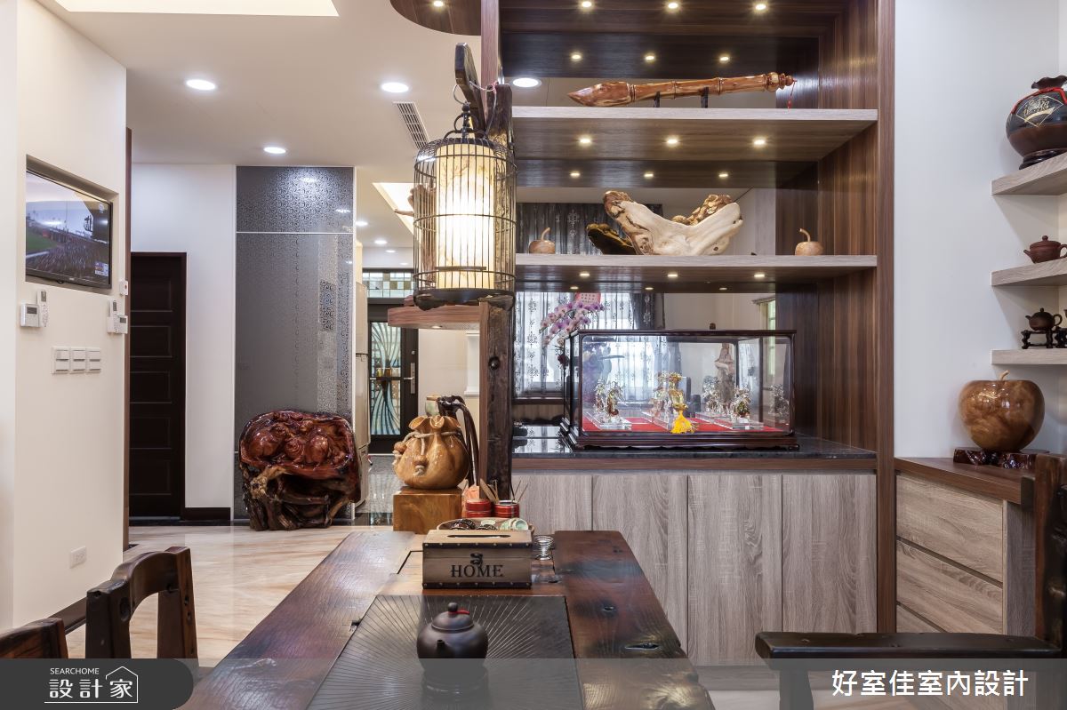 90坪中古屋(5~15年)＿現代風客廳案例圖片＿好室佳室內設計＿好室佳_內斂奢華樸實人文宅之5