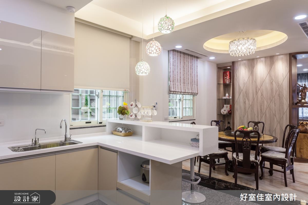 90坪中古屋(5~15年)＿現代風餐廳廚房案例圖片＿好室佳室內設計＿好室佳_內斂奢華樸實人文宅之7