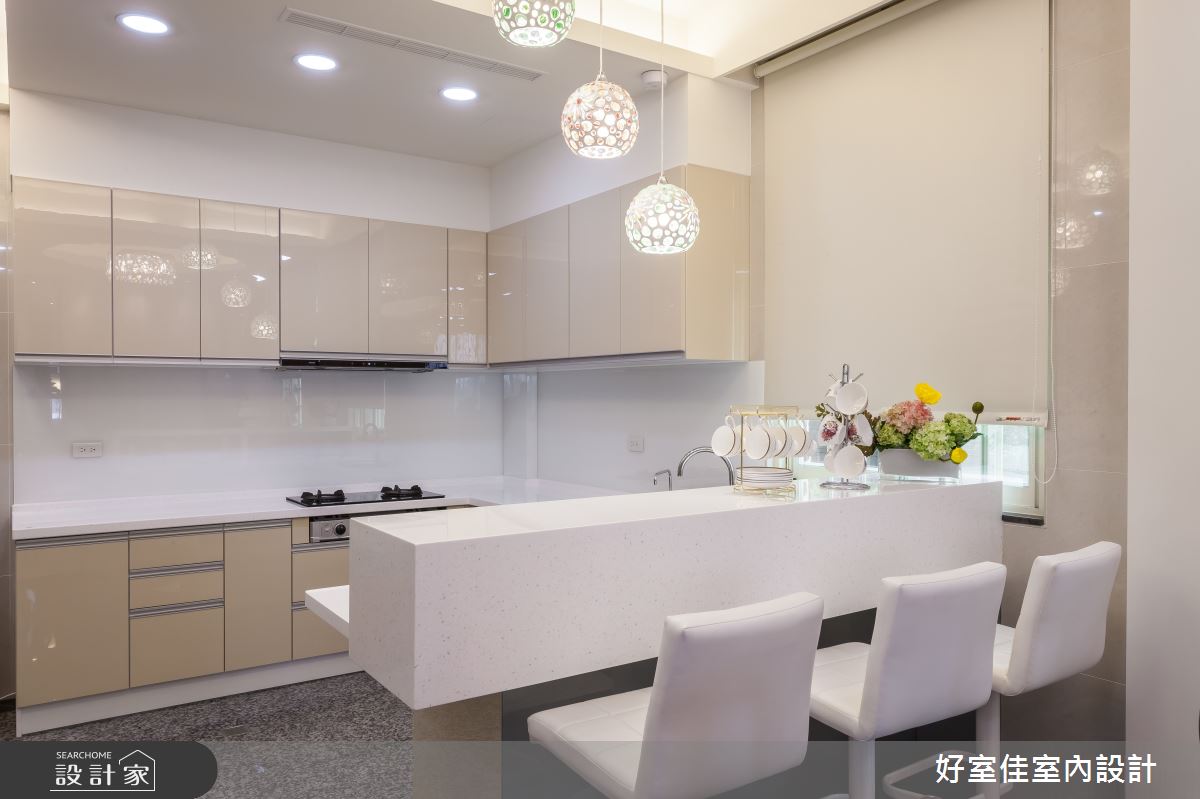 90坪中古屋(5~15年)＿現代風廚房案例圖片＿好室佳室內設計＿好室佳_內斂奢華樸實人文宅之10