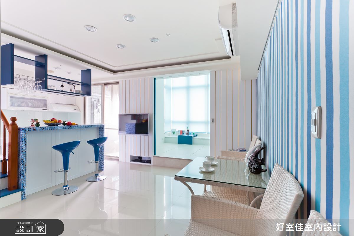 17坪新成屋(5年以下)＿其他中島案例圖片＿好室佳室內設計＿好室佳_清涼的地中海風之4