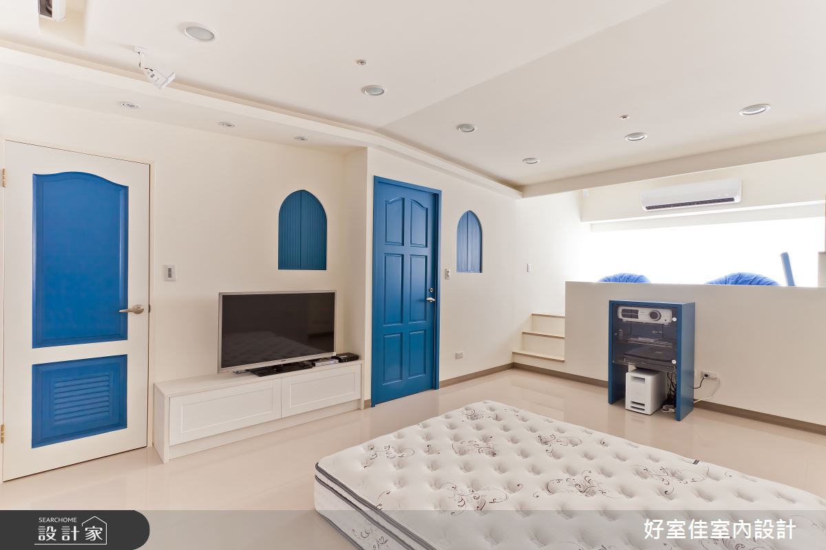 17坪新成屋(5年以下)＿其他臥室案例圖片＿好室佳室內設計＿好室佳_清涼的地中海風之15