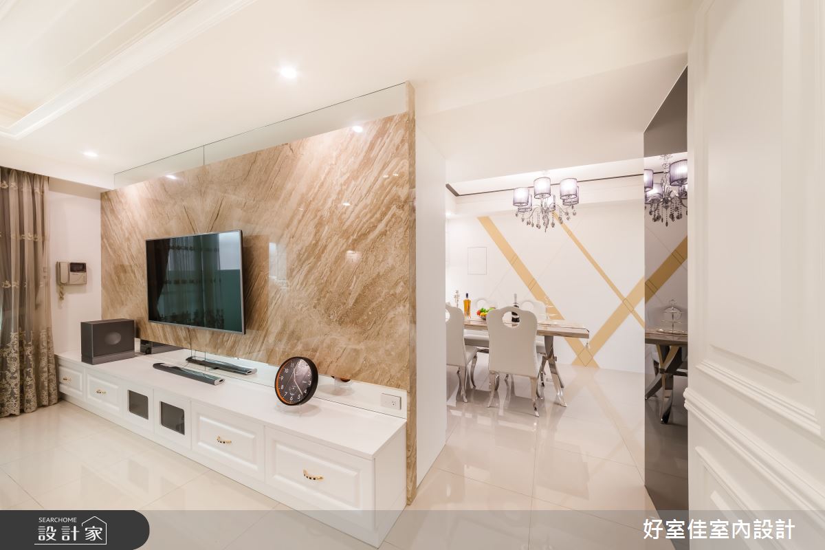 36坪老屋(16~30年)＿新古典客廳案例圖片＿好室佳室內設計＿好室佳_輕古典華宅之6