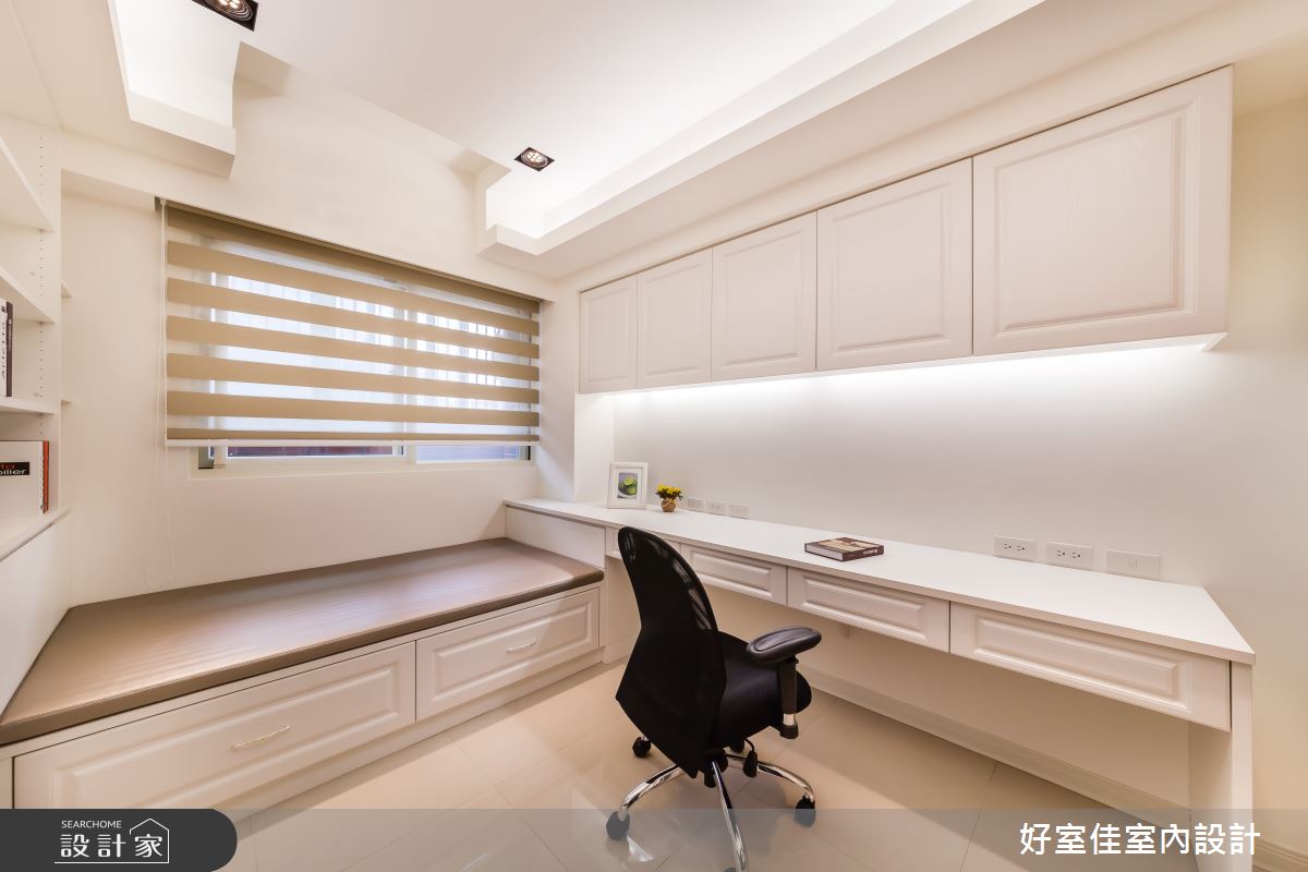 36坪老屋(16~30年)＿新古典書房臥榻案例圖片＿好室佳室內設計＿好室佳_輕古典華宅之3571