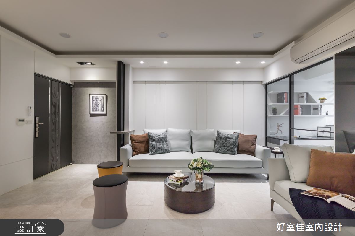 27坪老屋(16~30年)＿現代風客廳案例圖片＿好室佳室內設計＿好室佳_重塑美感新氣象之2