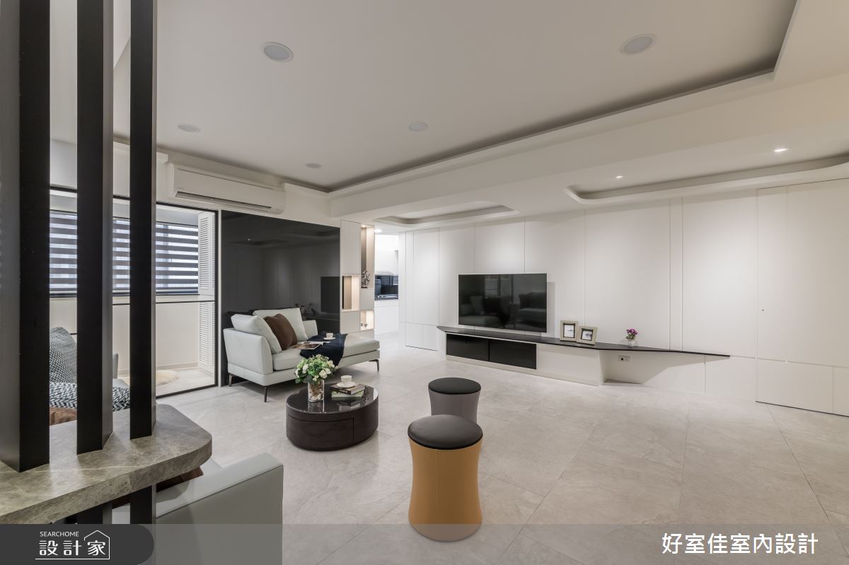 27坪老屋(16~30年)＿現代風客廳案例圖片＿好室佳室內設計＿好室佳_重塑美感新氣象之1