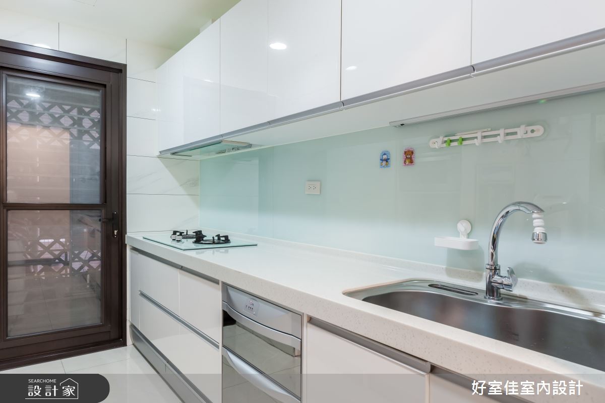 40坪新成屋(5年以下)＿現代風廚房案例圖片＿好室佳室內設計＿好室佳_簡約感 影音機能屋之13