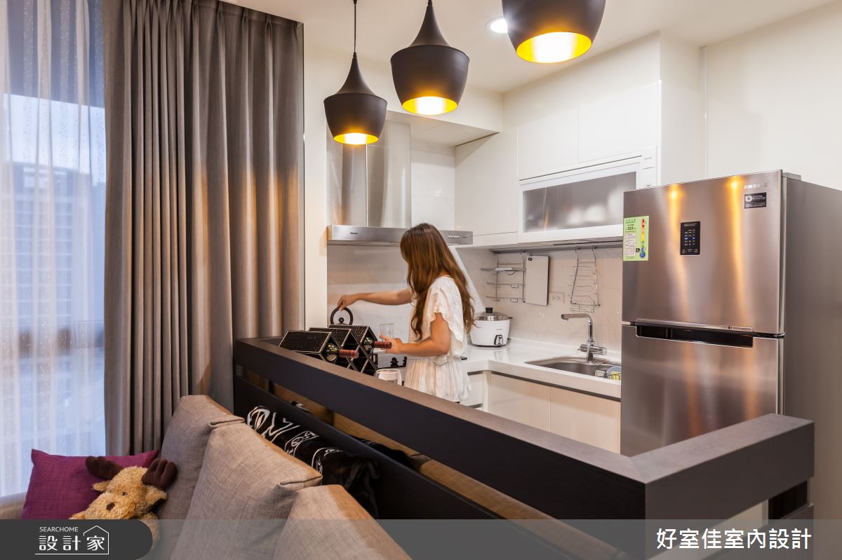 15坪新成屋(5年以下)＿現代風餐廳廚房案例圖片＿好室佳室內設計＿好室佳_品味放大 潮流屋之8