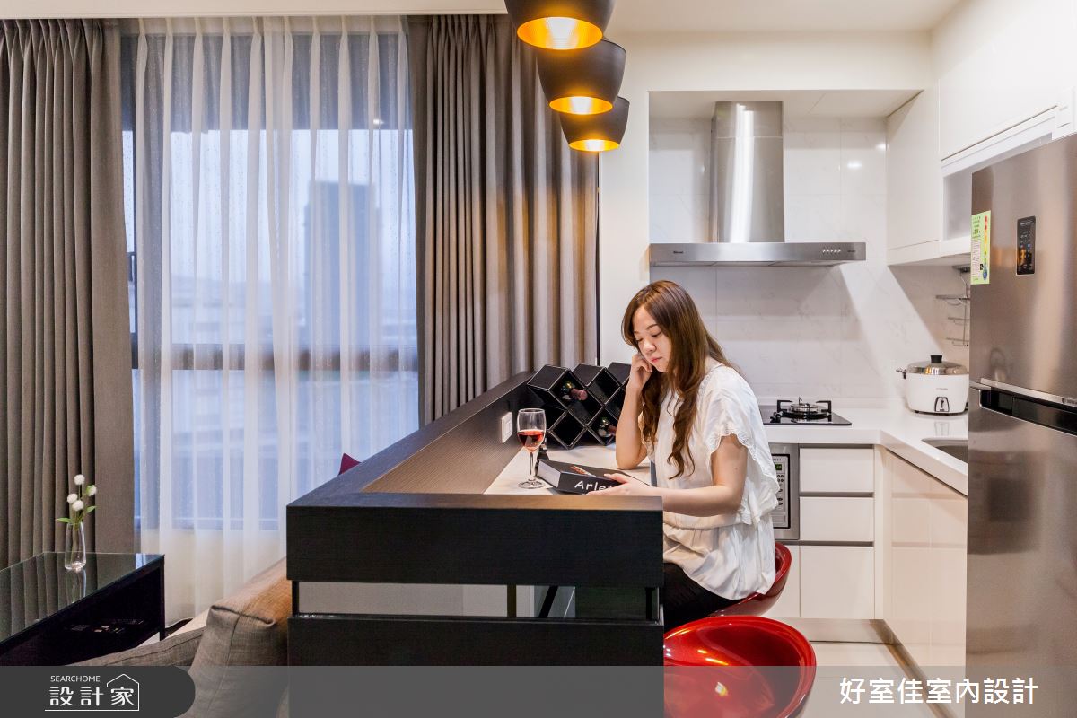 15坪新成屋(5年以下)＿現代風餐廳廚房案例圖片＿好室佳室內設計＿好室佳_品味放大 潮流屋之10