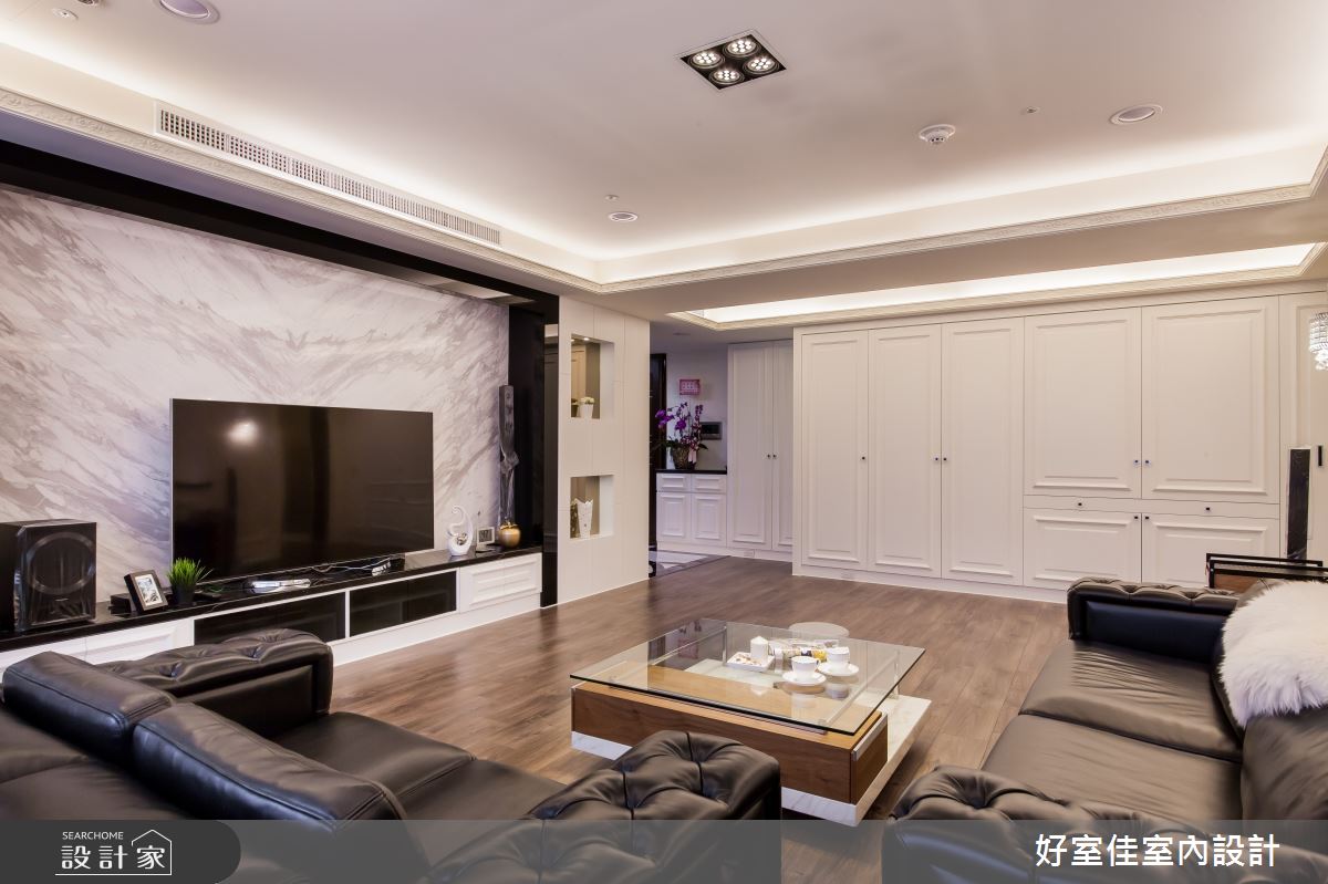 54坪中古屋(5~15年)＿新古典客廳案例圖片＿好室佳室內設計＿好室佳_內斂溫柔新古典雅居之3