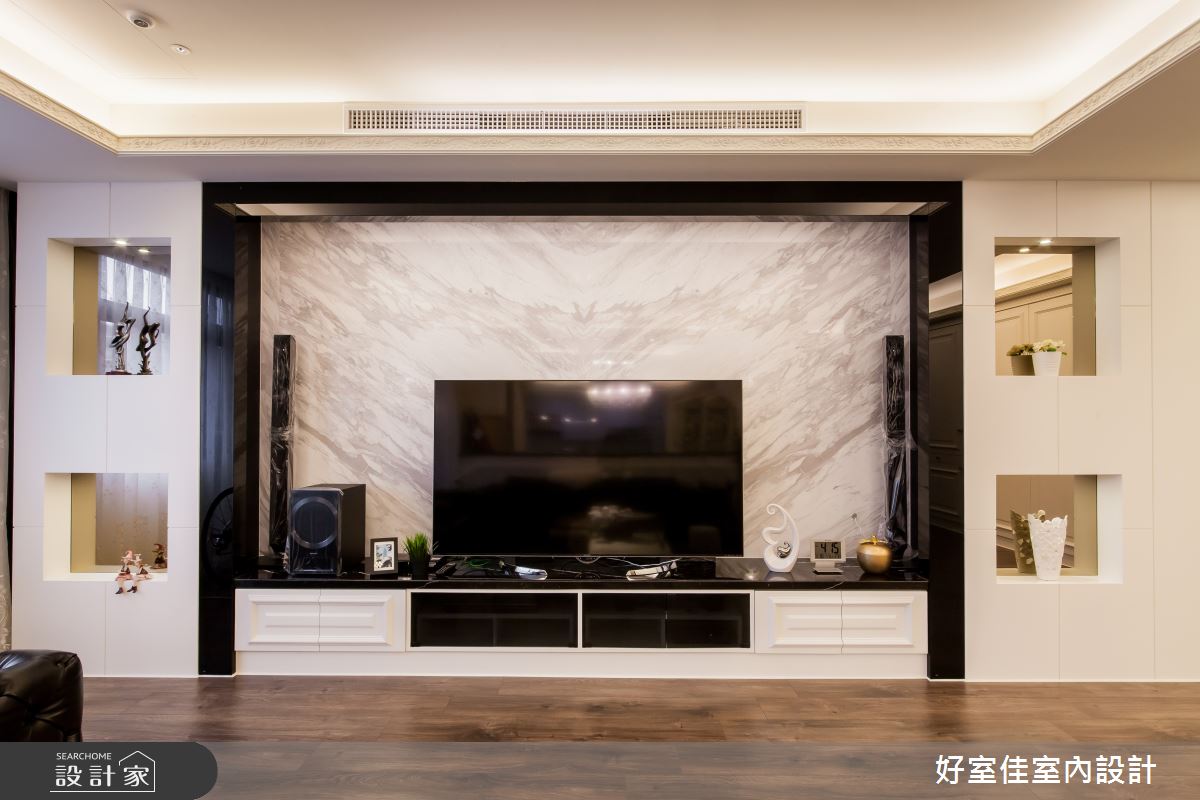 54坪中古屋(5~15年)＿新古典客廳案例圖片＿好室佳室內設計＿好室佳_內斂溫柔新古典雅居之5