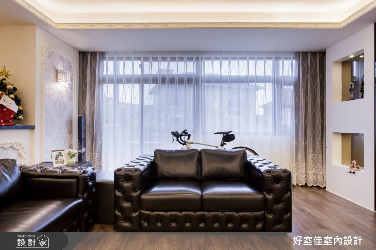 54坪中古屋(5~15年)＿新古典客廳案例圖片＿好室佳室內設計＿好室佳_內斂溫柔新古典雅居之6