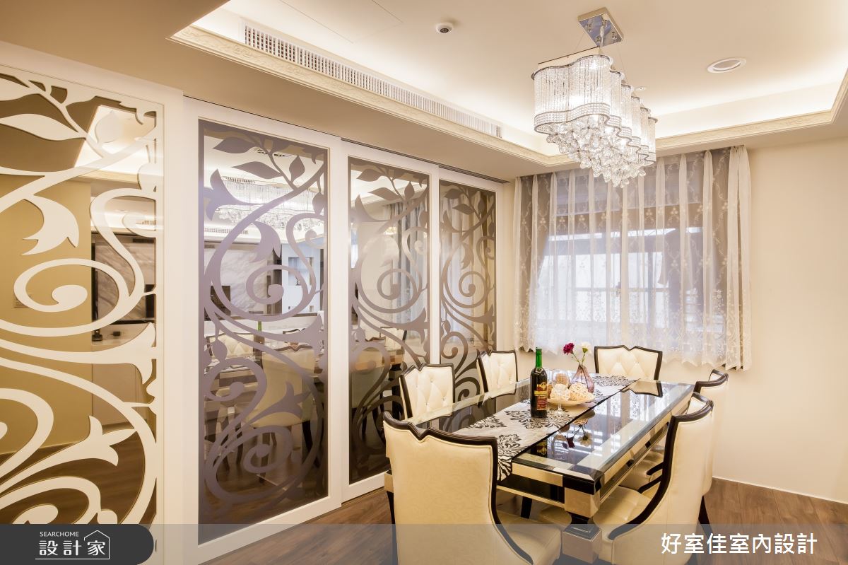 54坪中古屋(5~15年)＿新古典餐廳案例圖片＿好室佳室內設計＿好室佳_內斂溫柔新古典雅居之11
