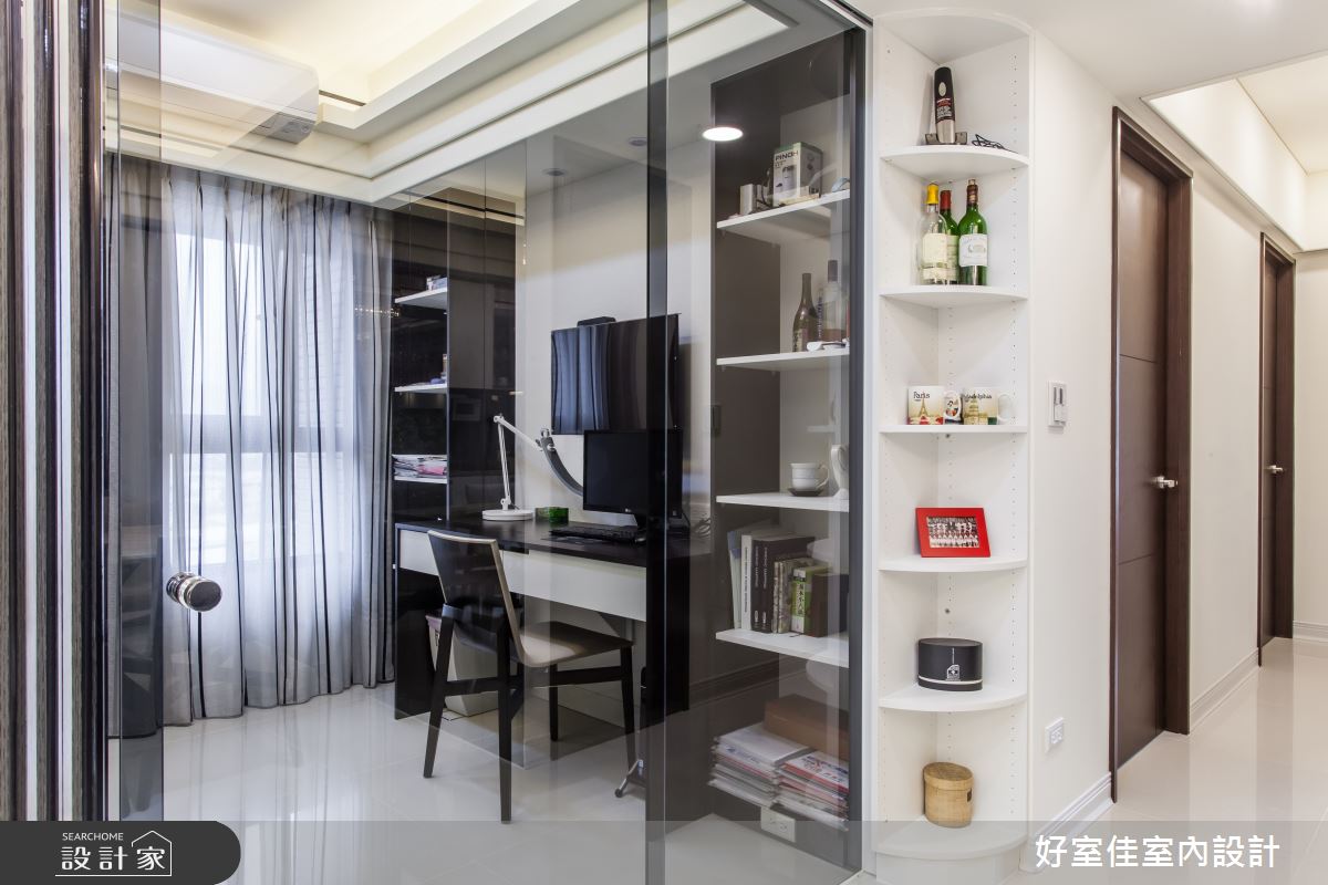 27坪中古屋(5~15年)＿簡約風書房案例圖片＿好室佳室內設計＿好室佳_27坪空間放大術之12