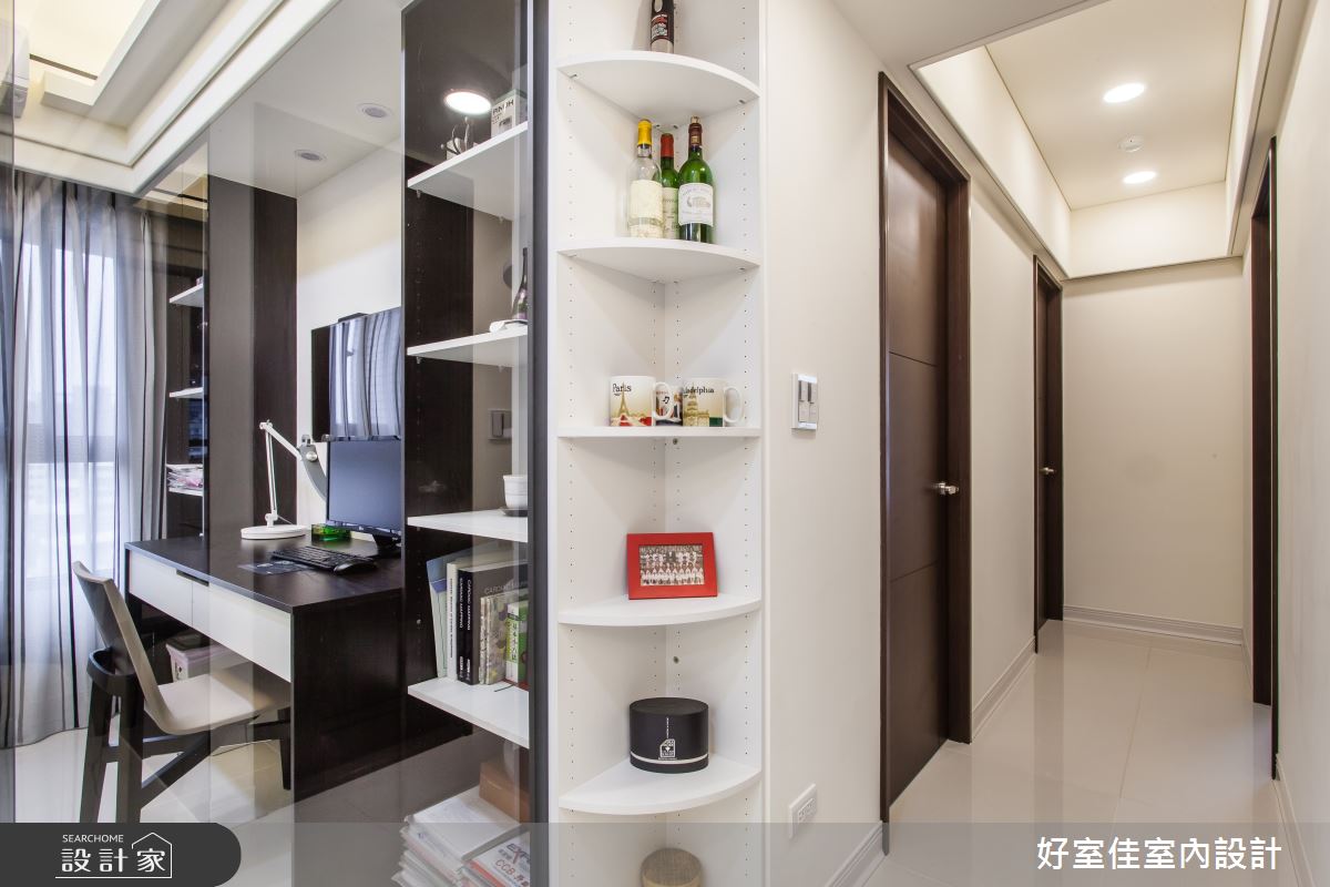27坪中古屋(5~15年)＿簡約風書房案例圖片＿好室佳室內設計＿好室佳_27坪空間放大術之13