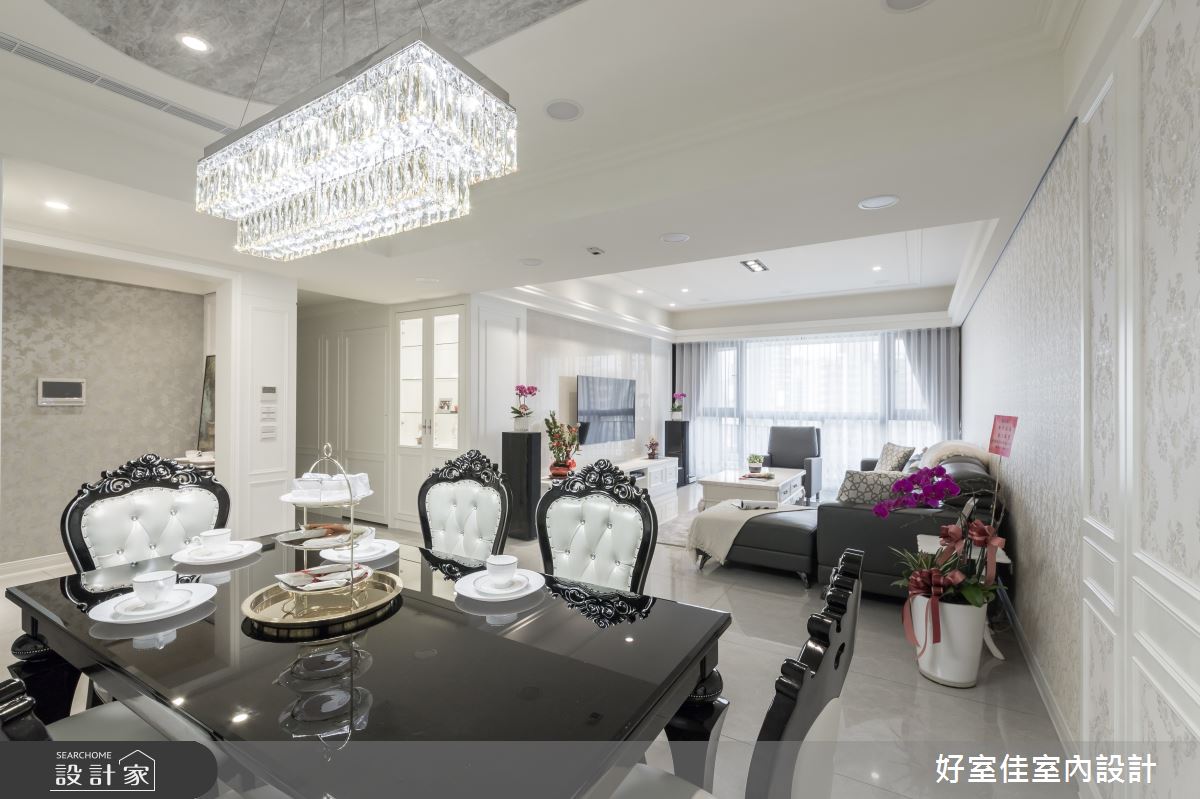 50坪新成屋(5年以下)＿現代風餐廳案例圖片＿好室佳室內設計＿好室佳_甜入你心的優雅美學之5