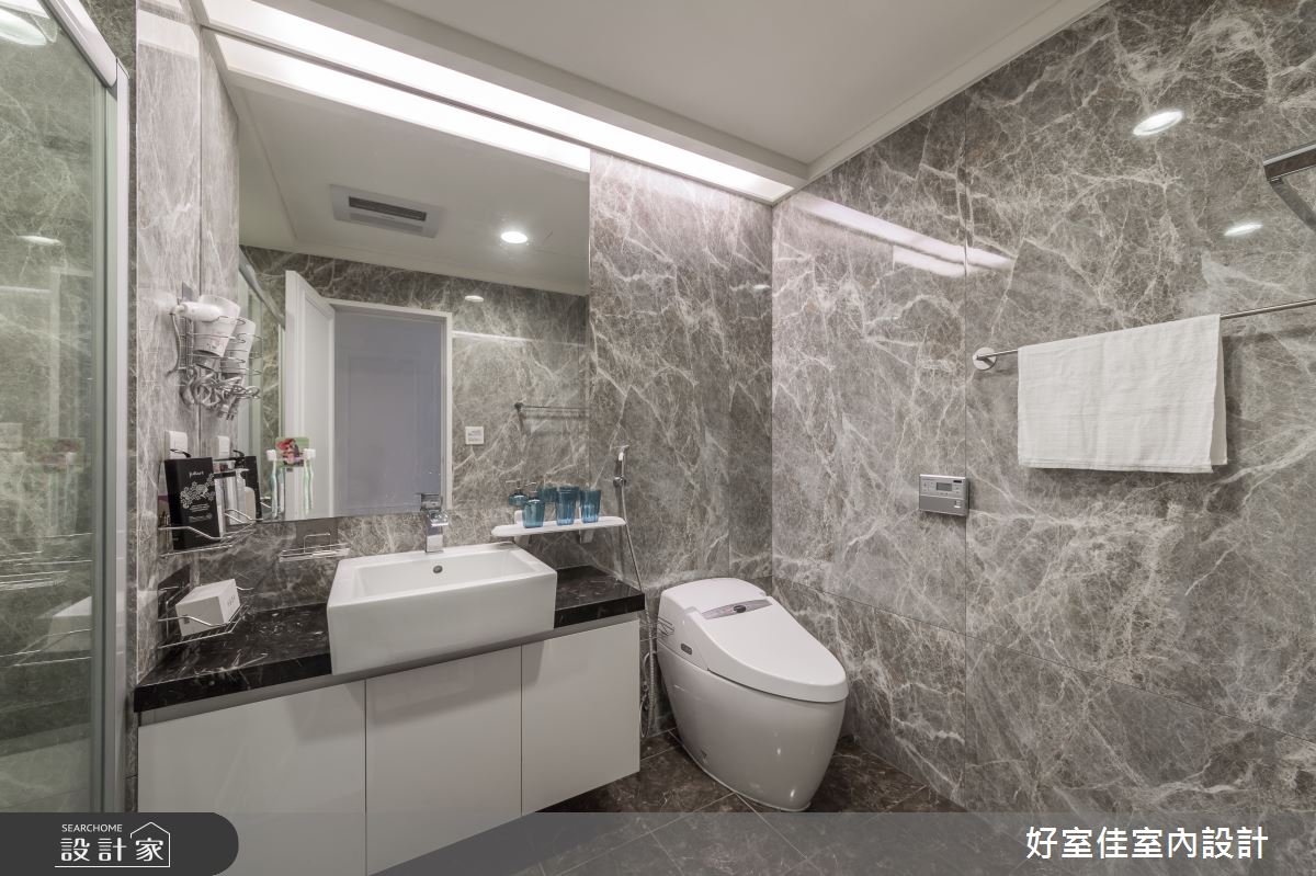 50坪新成屋(5年以下)＿現代風浴室案例圖片＿好室佳室內設計＿好室佳_甜入你心的優雅美學之20