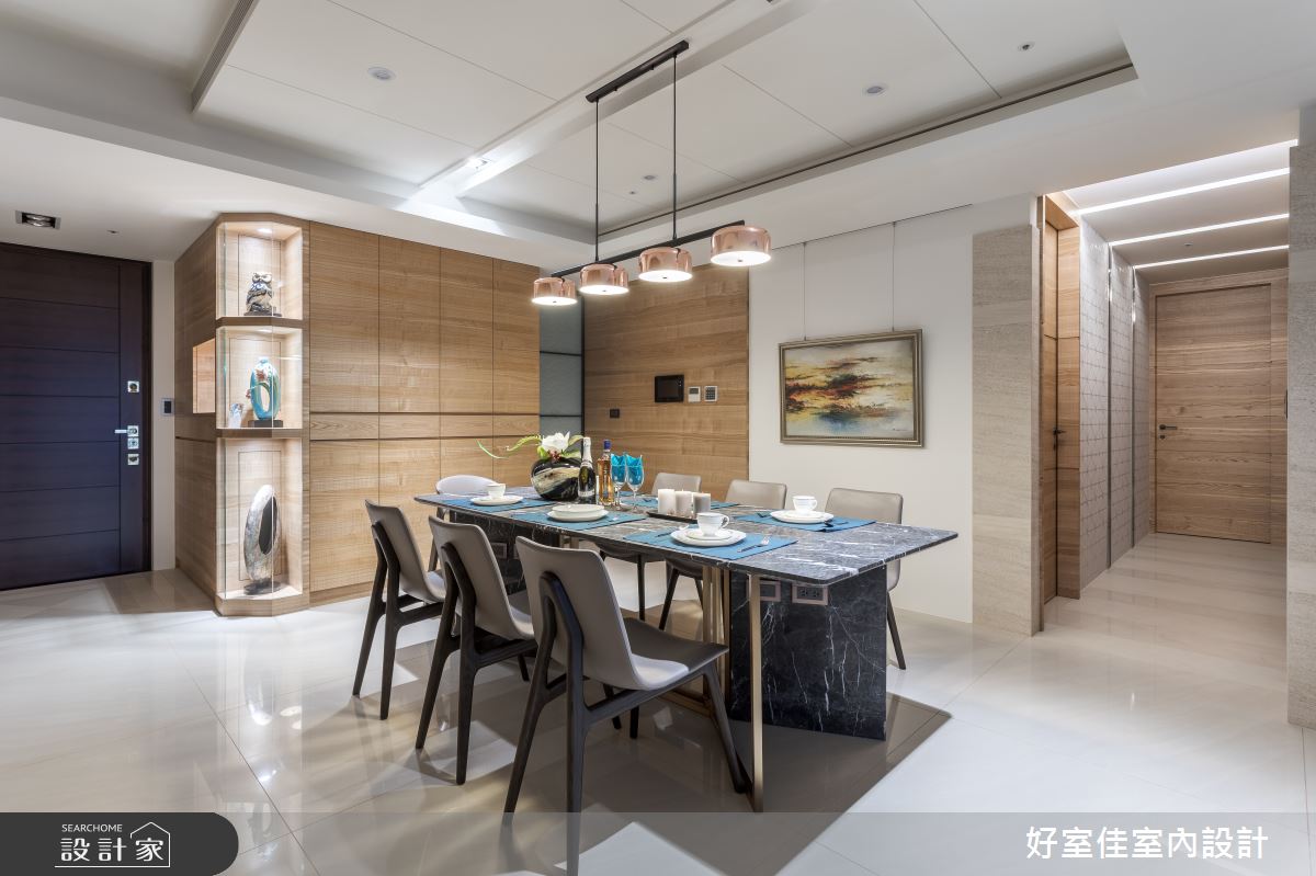 41坪新成屋(5年以下)＿現代風餐廳案例圖片＿好室佳室內設計＿好室佳_尊榮的優雅精髓之7
