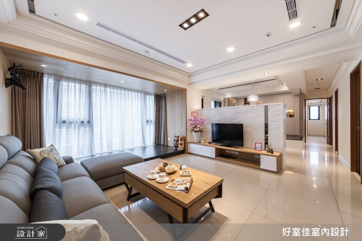 38坪新成屋(5年以下)＿北歐風客廳案例圖片＿好室佳室內設計＿好室佳_北歐風格美學新體驗之1