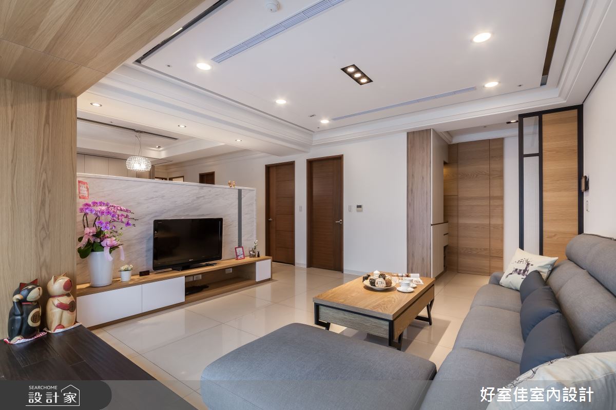 38坪新成屋(5年以下)＿北歐風客廳案例圖片＿好室佳室內設計＿好室佳_北歐風格美學新體驗之2