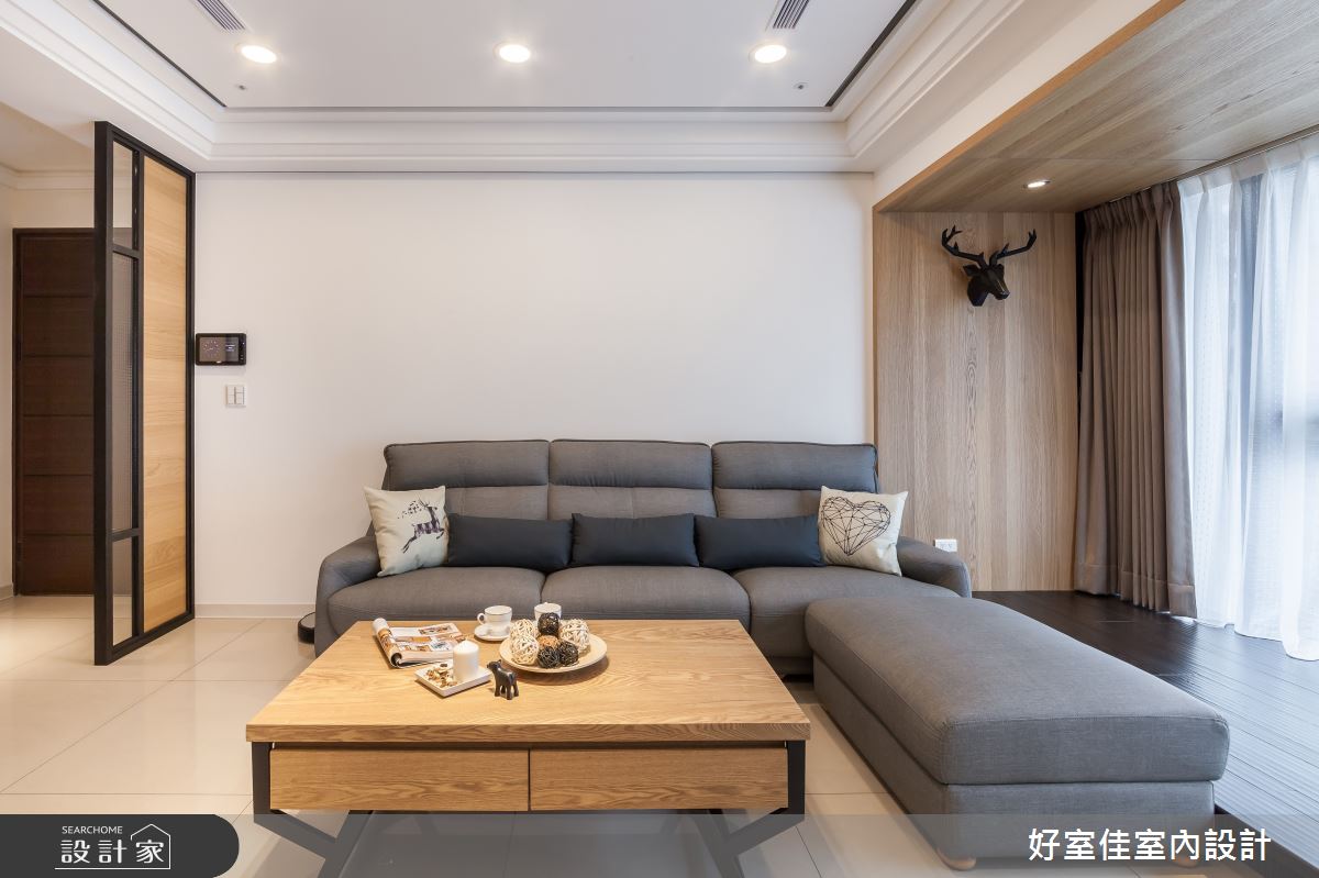 38坪新成屋(5年以下)＿北歐風客廳案例圖片＿好室佳室內設計＿好室佳_北歐風格美學新體驗之3