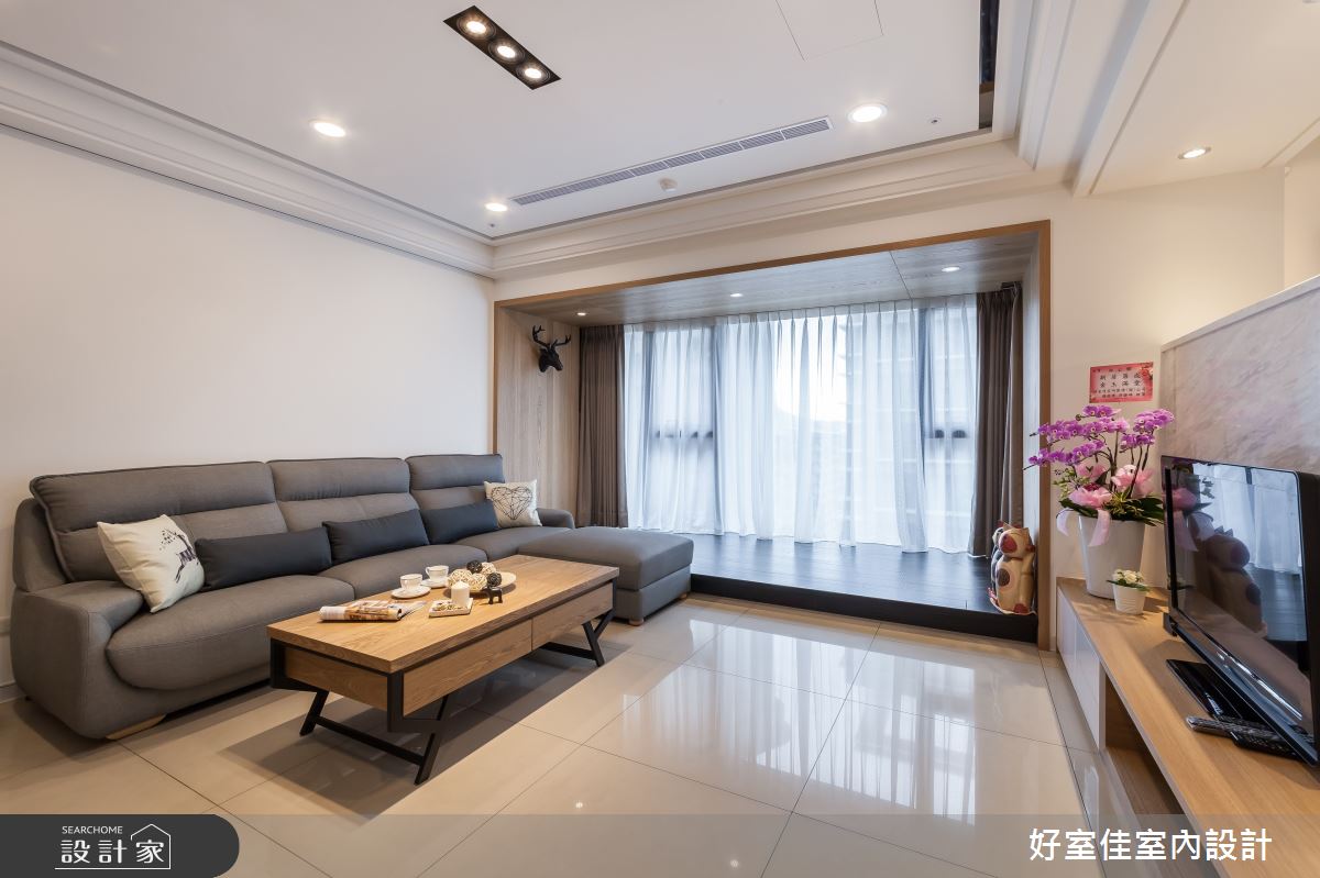 38坪新成屋(5年以下)＿北歐風客廳案例圖片＿好室佳室內設計＿好室佳_北歐風格美學新體驗之6