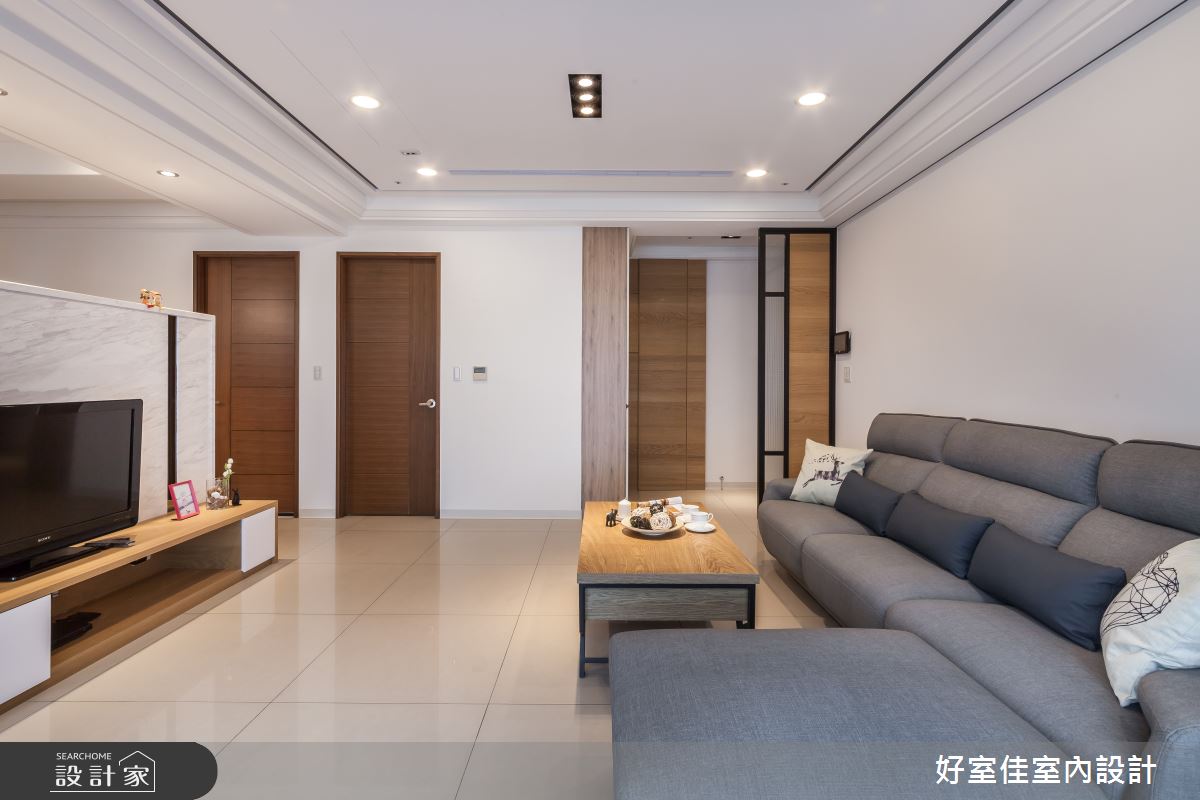 38坪新成屋(5年以下)＿北歐風客廳案例圖片＿好室佳室內設計＿好室佳_北歐風格美學新體驗之7