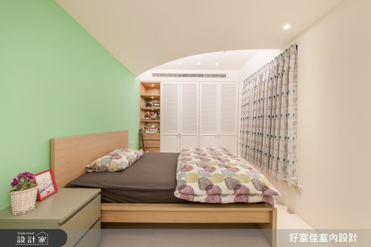 46坪新成屋(5年以下)＿混搭風臥室案例圖片＿好室佳室內設計＿好室佳_質潤。自在鏡謐好宅之14