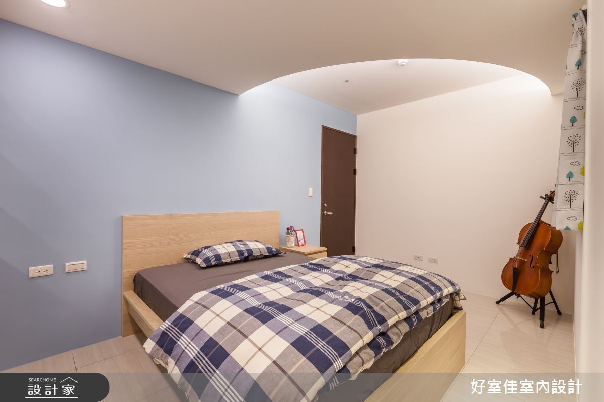 46坪新成屋(5年以下)＿混搭風臥室案例圖片＿好室佳室內設計＿好室佳_質潤。自在鏡謐好宅之15