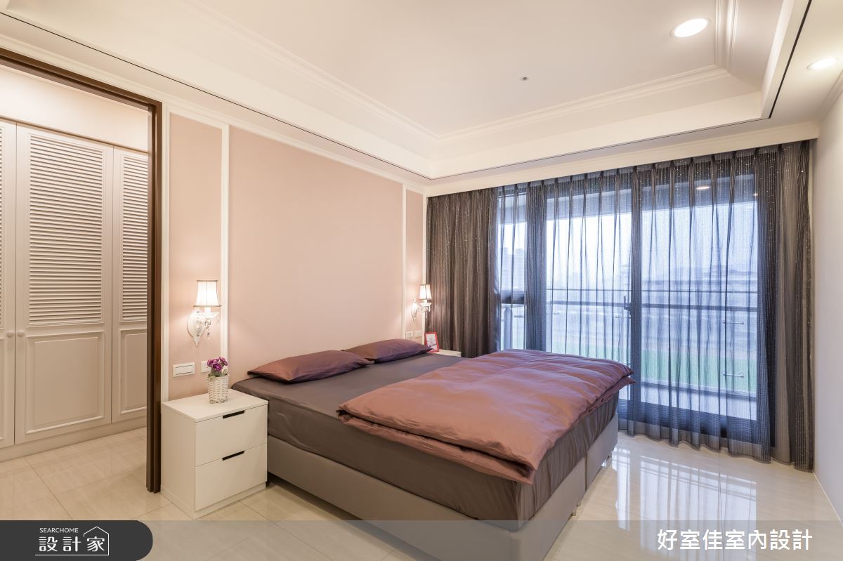 46坪新成屋(5年以下)＿混搭風臥室案例圖片＿好室佳室內設計＿好室佳_質潤。自在鏡謐好宅之16