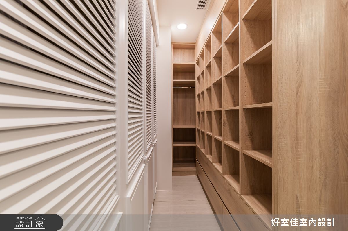 46坪新成屋(5年以下)＿混搭風更衣間案例圖片＿好室佳室內設計＿好室佳_質潤。自在鏡謐好宅之18