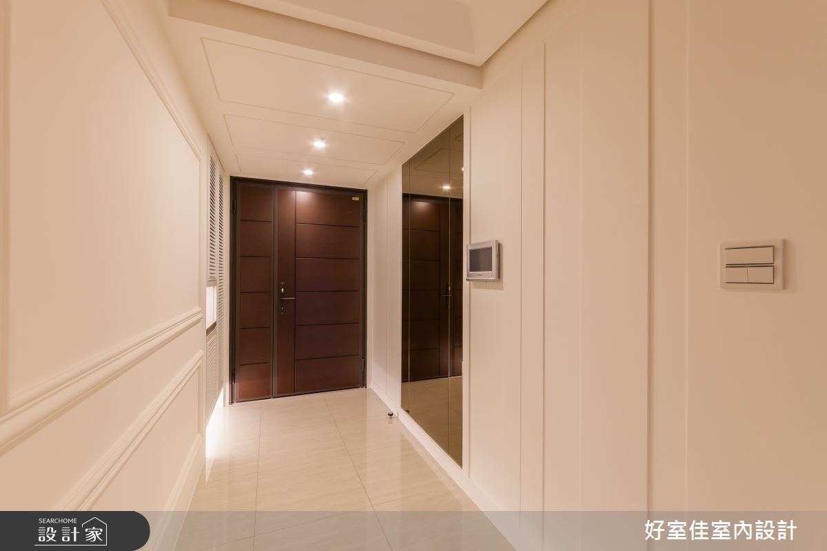 46坪新成屋(5年以下)＿混搭風玄關案例圖片＿好室佳室內設計＿好室佳_質潤。自在鏡謐好宅之19