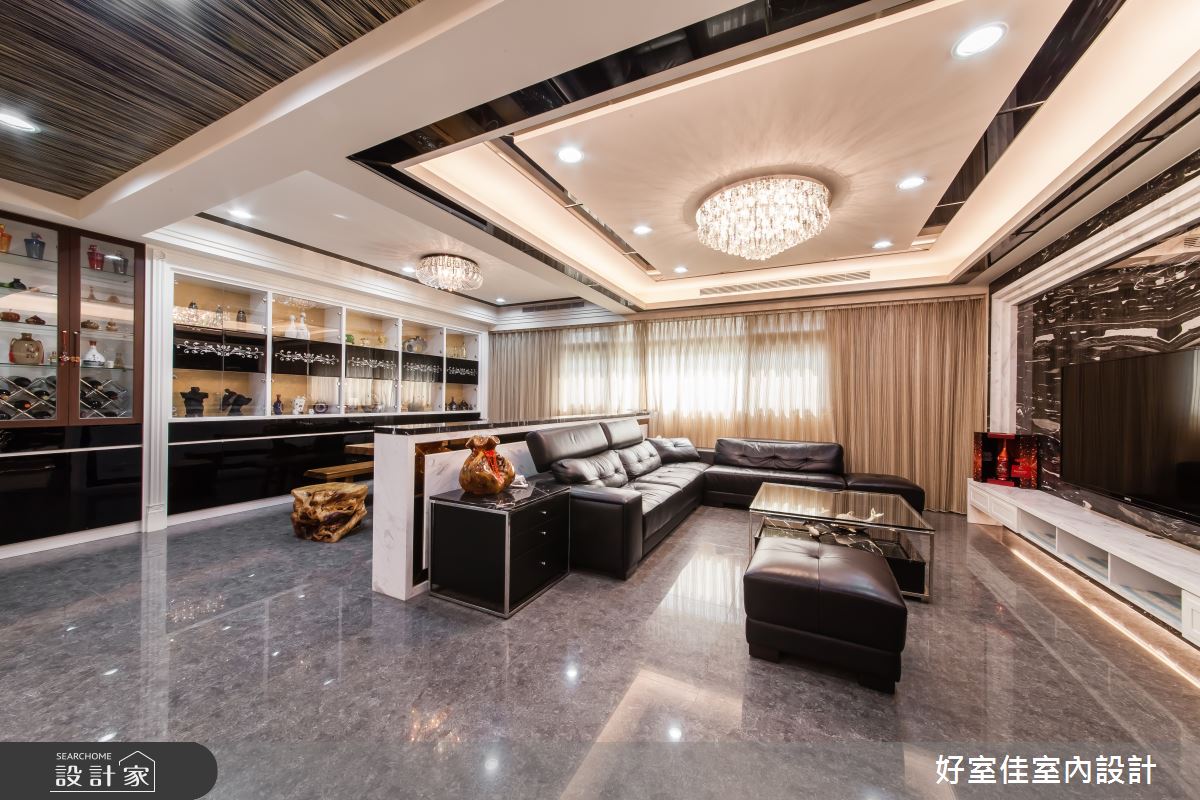 85坪新成屋(5年以下)＿新古典客廳案例圖片＿好室佳室內設計＿好室佳_金碧奢華 古典好宅之6