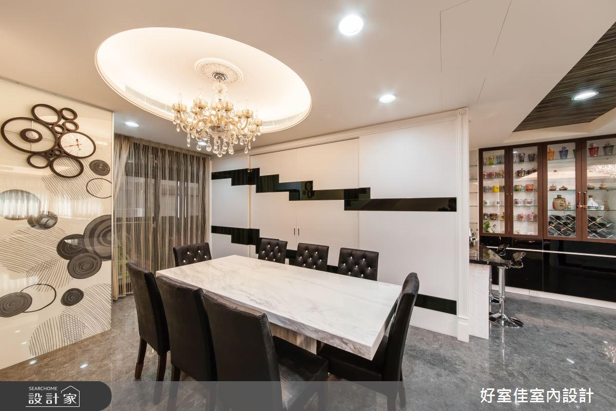 85坪新成屋(5年以下)＿新古典餐廳案例圖片＿好室佳室內設計＿好室佳_金碧奢華 古典好宅之11