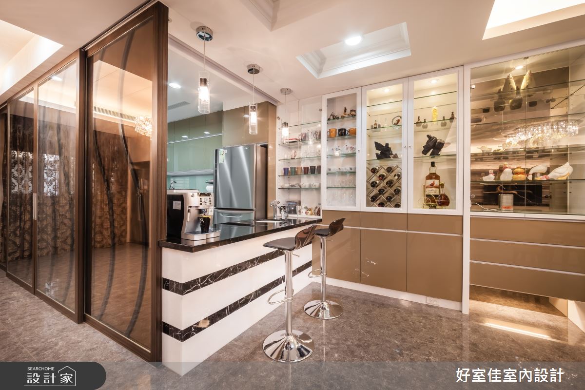85坪新成屋(5年以下)＿新古典吧檯案例圖片＿好室佳室內設計＿好室佳_金碧奢華感巧思美宅之10