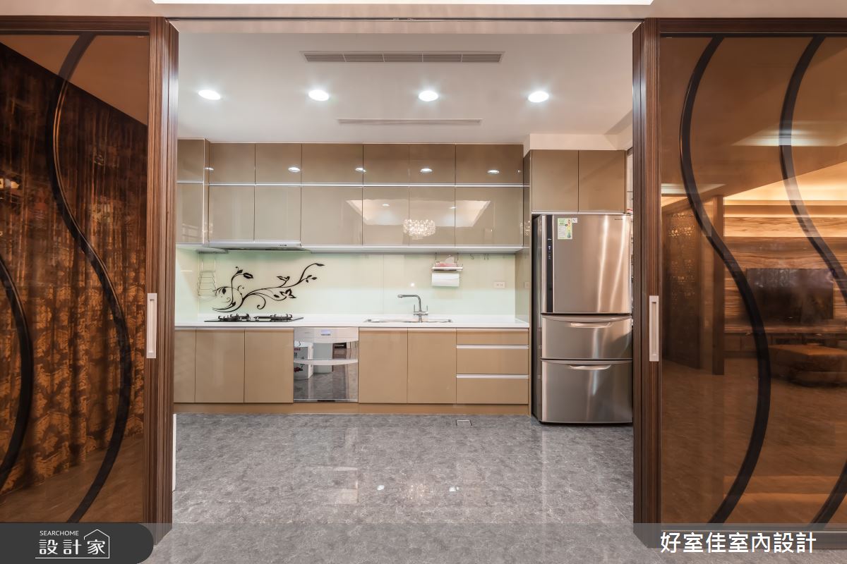 85坪新成屋(5年以下)＿新古典廚房案例圖片＿好室佳室內設計＿好室佳_金碧奢華感巧思美宅之18