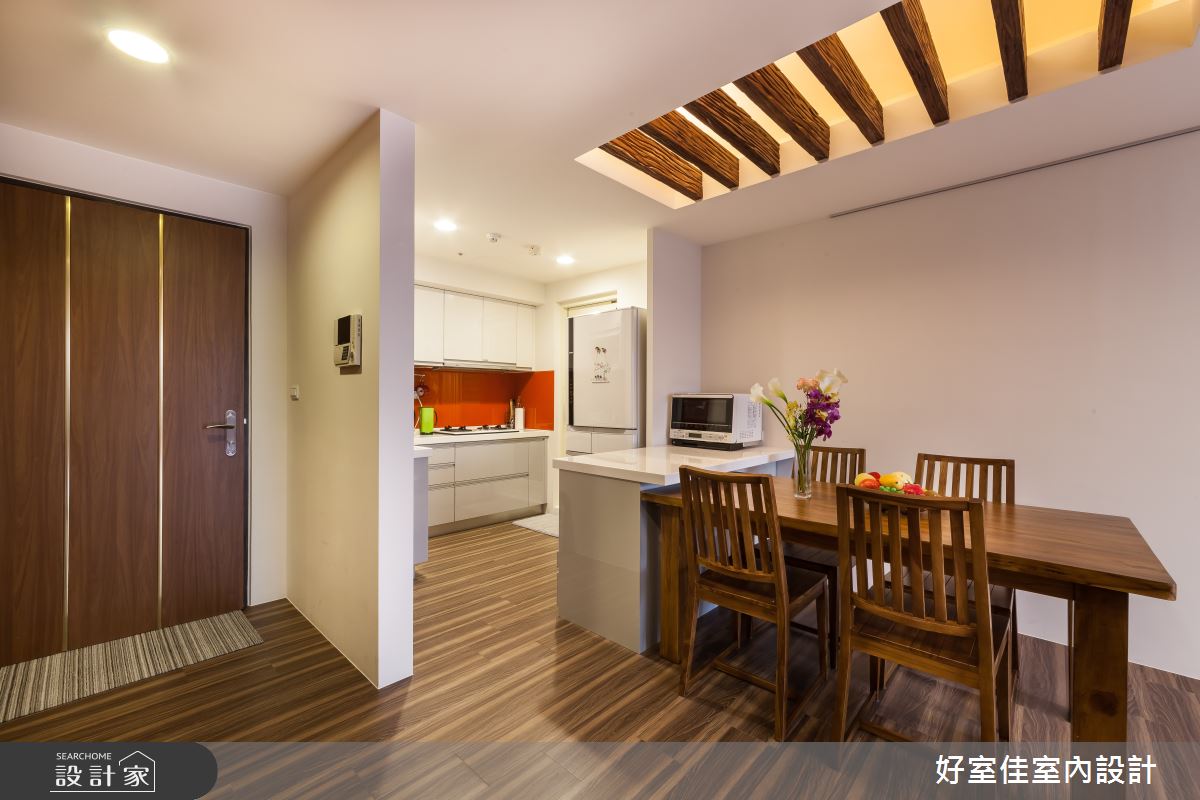 26坪中古屋(5~15年)＿美式風玄關餐廳案例圖片＿好室佳室內設計＿好室佳_美式26坪幸福小窩之13