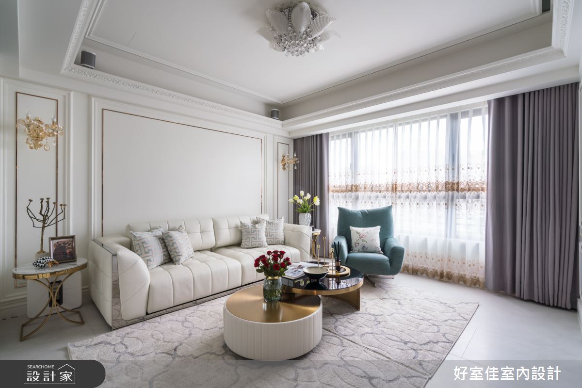 中古屋(5~15年)＿新古典客廳案例圖片＿好室佳室內設計＿好室佳_幻境古典藝術宅 氣韻非凡之3