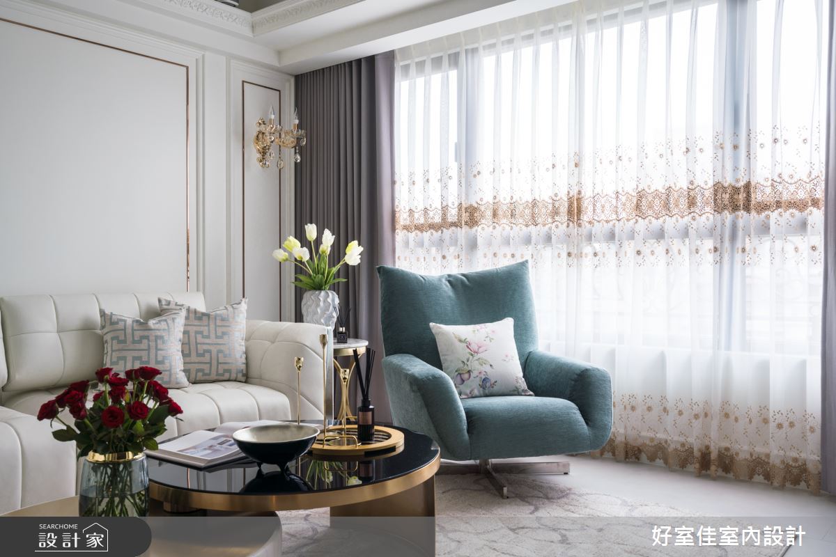 中古屋(5~15年)＿新古典客廳案例圖片＿好室佳室內設計＿好室佳_幻境古典藝術宅 氣韻非凡之5