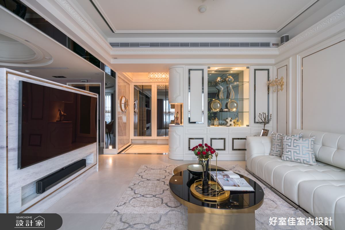 中古屋(5~15年)＿新古典客廳案例圖片＿好室佳室內設計＿好室佳_幻境古典藝術宅 氣韻非凡之7