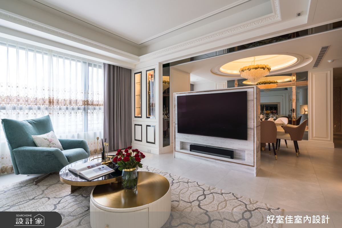 中古屋(5~15年)＿新古典客廳案例圖片＿好室佳室內設計＿好室佳_幻境古典藝術宅 氣韻非凡之8