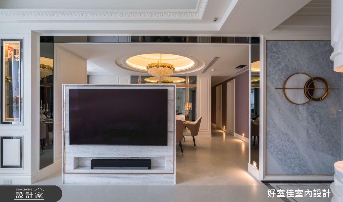 中古屋(5~15年)＿新古典客廳案例圖片＿好室佳室內設計＿好室佳_幻境古典藝術宅 氣韻非凡之9