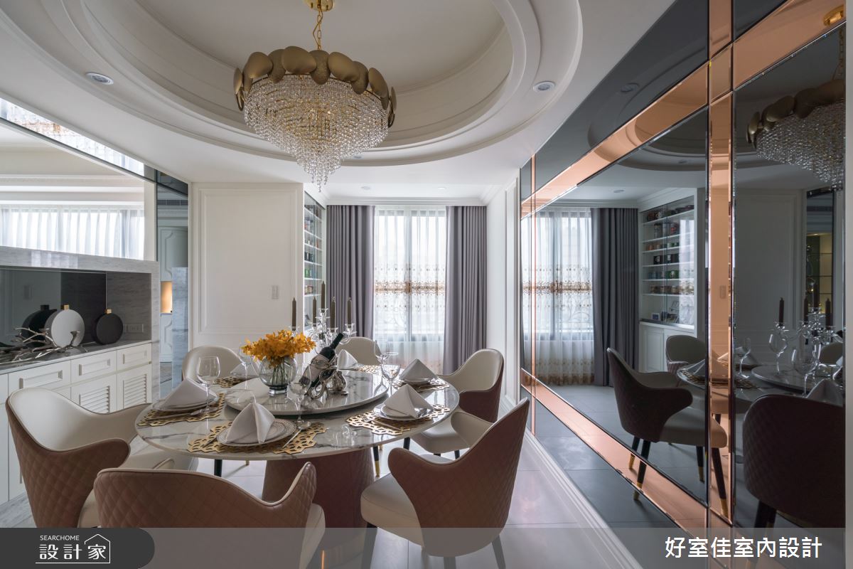 中古屋(5~15年)＿新古典餐廳案例圖片＿好室佳室內設計＿好室佳_幻境古典藝術宅 氣韻非凡之11