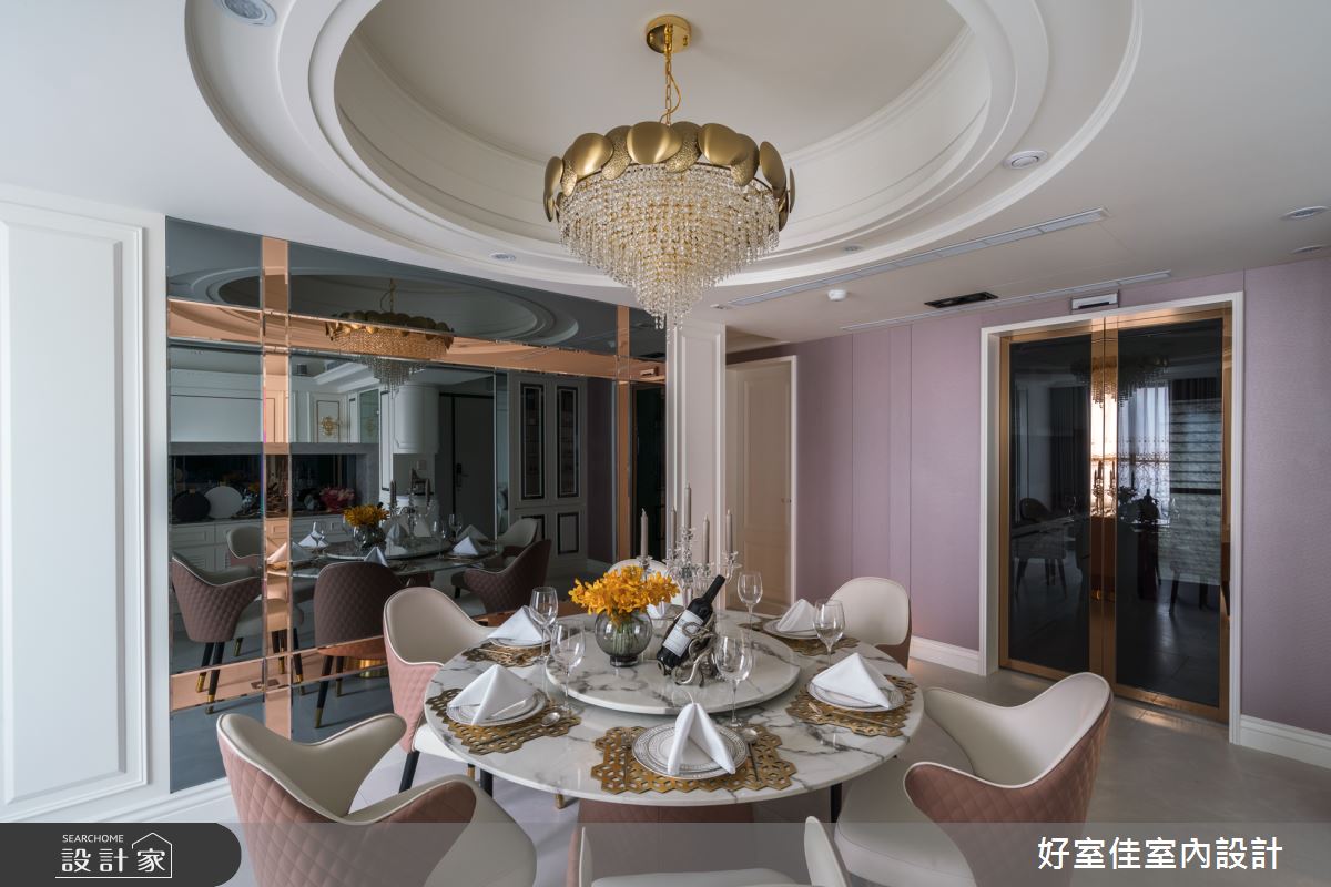 中古屋(5~15年)＿新古典餐廳案例圖片＿好室佳室內設計＿好室佳_幻境古典藝術宅 氣韻非凡之14