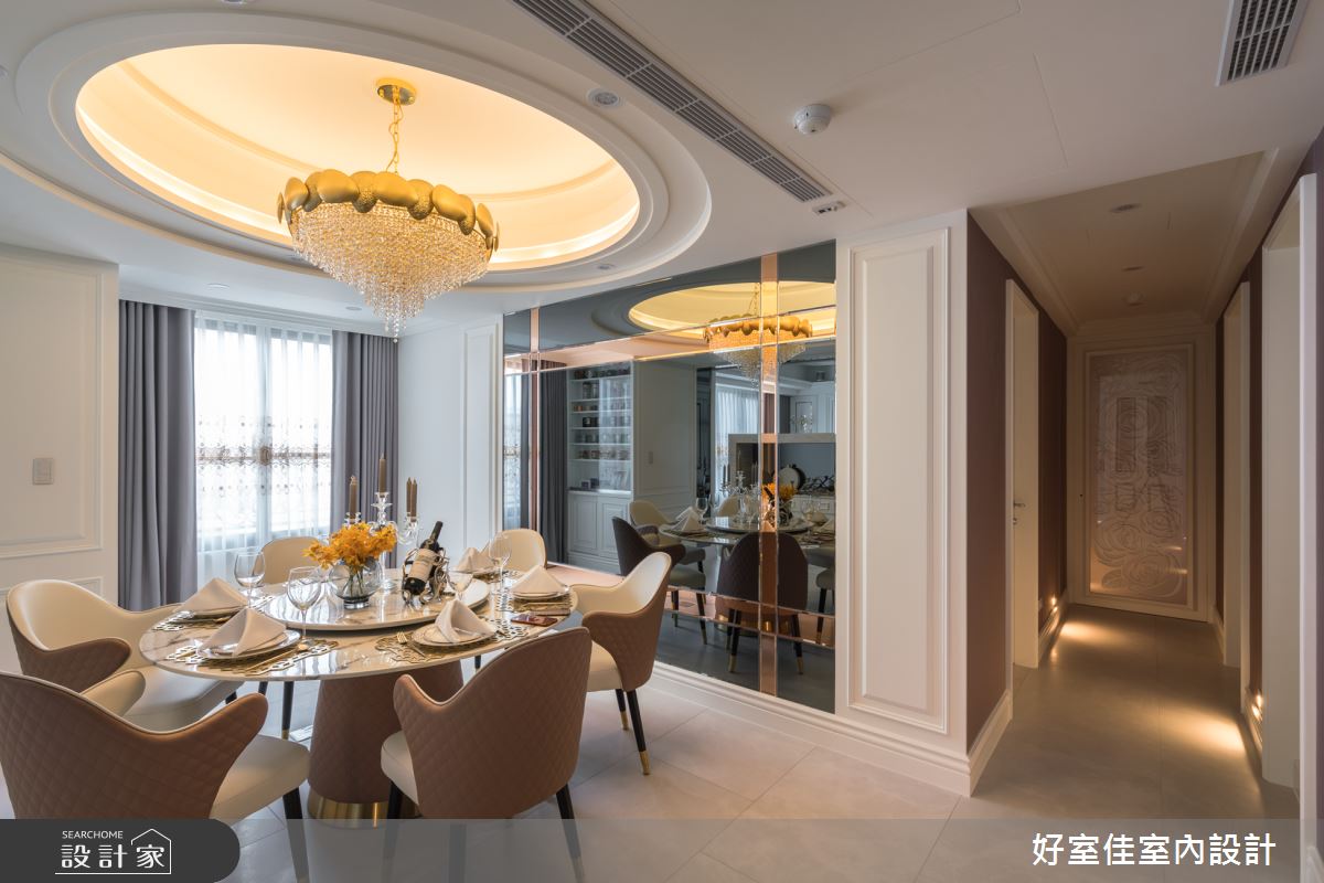 中古屋(5~15年)＿新古典餐廳案例圖片＿好室佳室內設計＿好室佳_幻境古典藝術宅 氣韻非凡之17