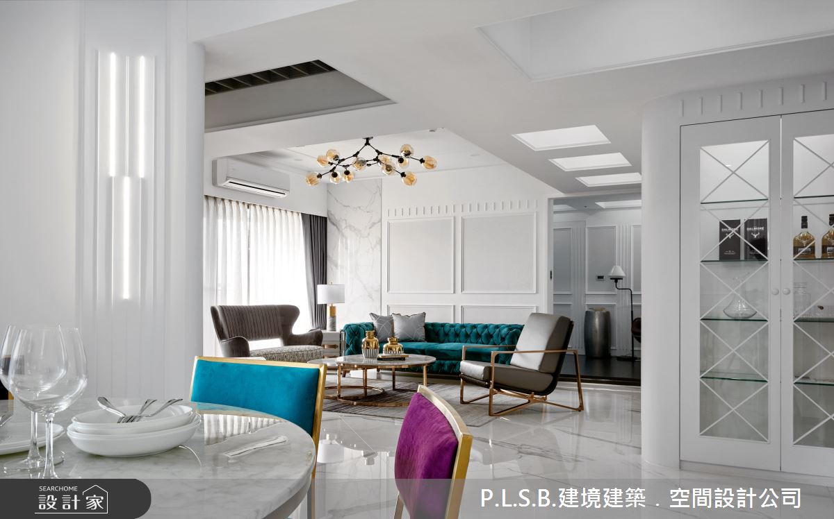 80坪新成屋(5年以下)＿美式風餐廳案例圖片＿建境建築.空間設計公司＿建境_03之11