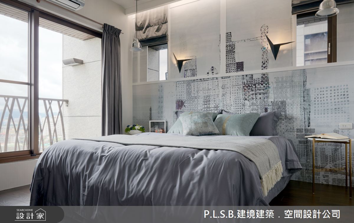 80坪新成屋(5年以下)＿美式風臥室案例圖片＿建境建築.空間設計公司＿建境_03之20