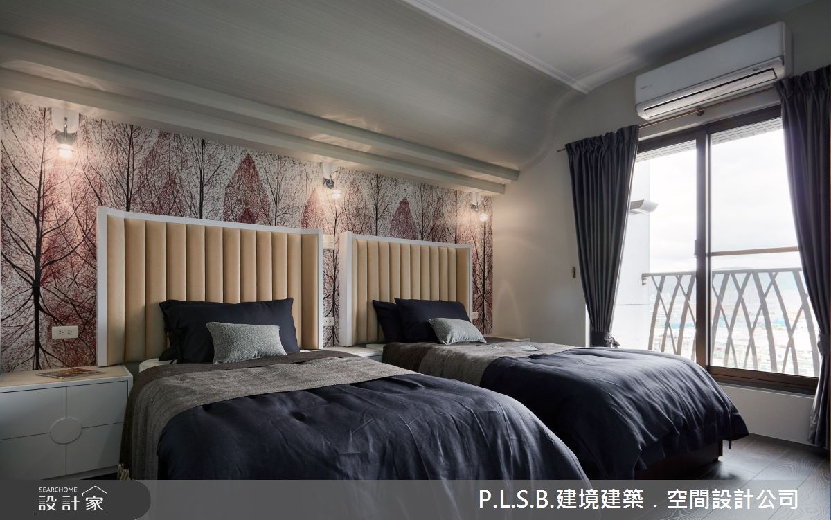 80坪新成屋(5年以下)＿美式風臥室案例圖片＿建境建築.空間設計公司＿建境_03之21