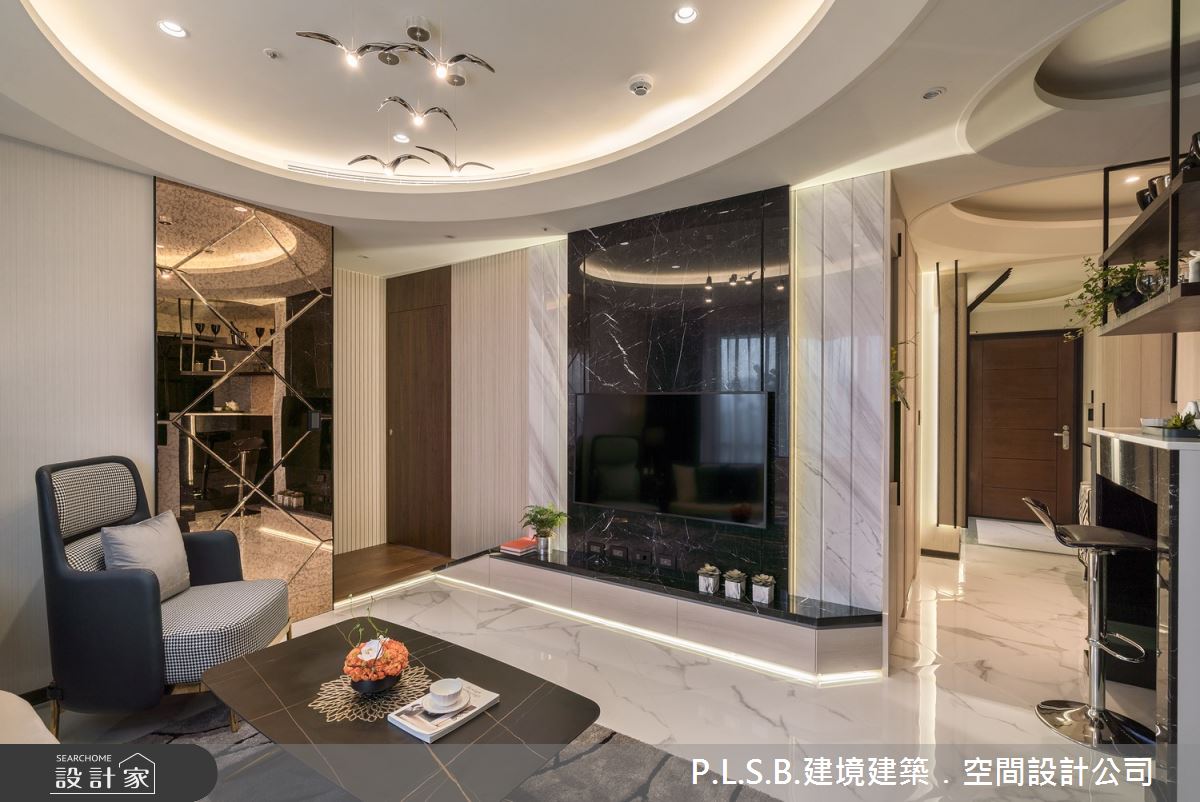 新成屋(5年以下)＿混搭風客廳案例圖片＿建境建築.空間設計公司＿建境_04之3