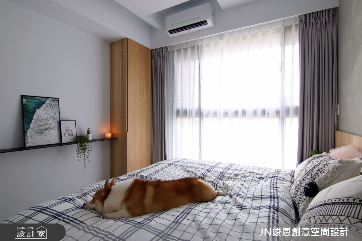 17坪新成屋(5年以下)＿北歐風臥室案例圖片＿JN竣恩創意空間設計＿竣恩_15_劉宅之7